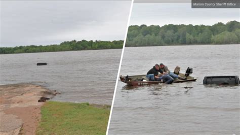 Mujer vive tras permanecer dos días sumergida en un auto en un lago de Texas